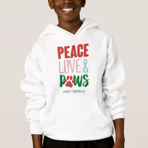 Chien de Noël Puns Chiens de Père Noël Paix Amour 
