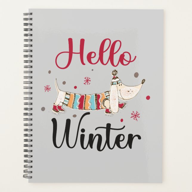 Chien de patinage sur glace mignon (Devant)