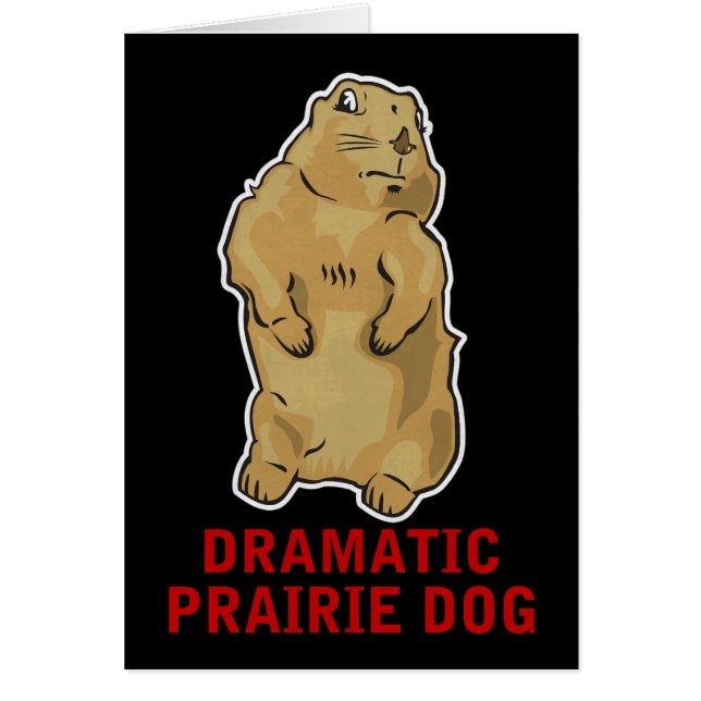 Chien de prairie dramatique (Devant)