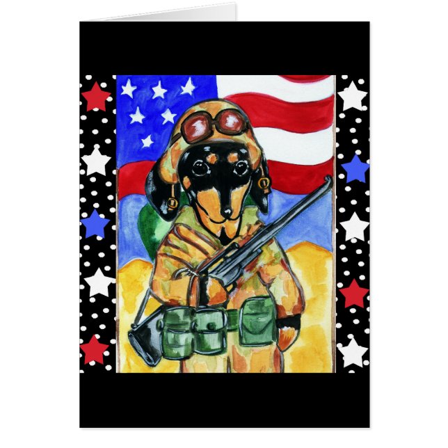 Chien de soldat de la fête des morts (Devant)