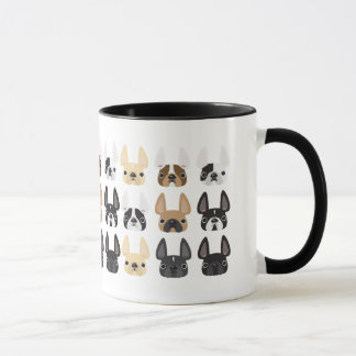 Chien de taureau français & Mug d'amis