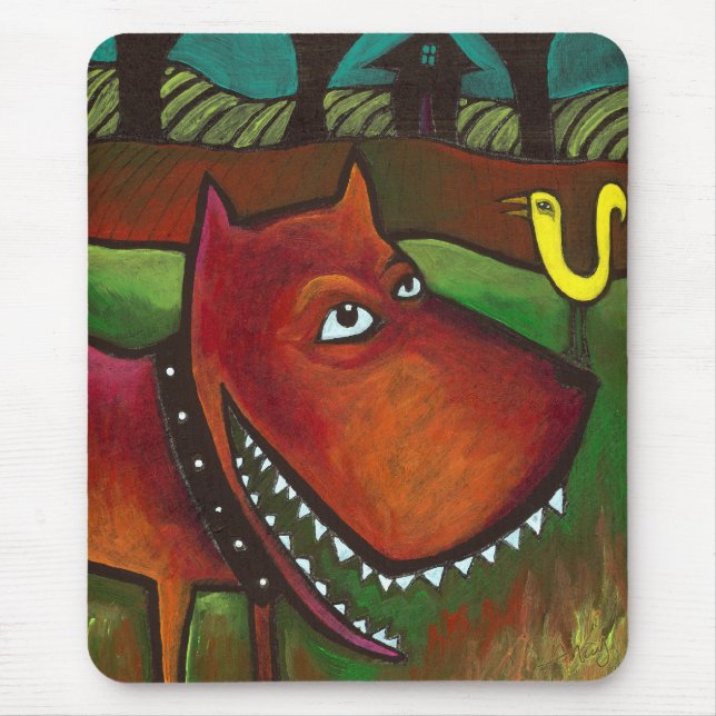 Chien de yard : Tapis de souris (Devant)