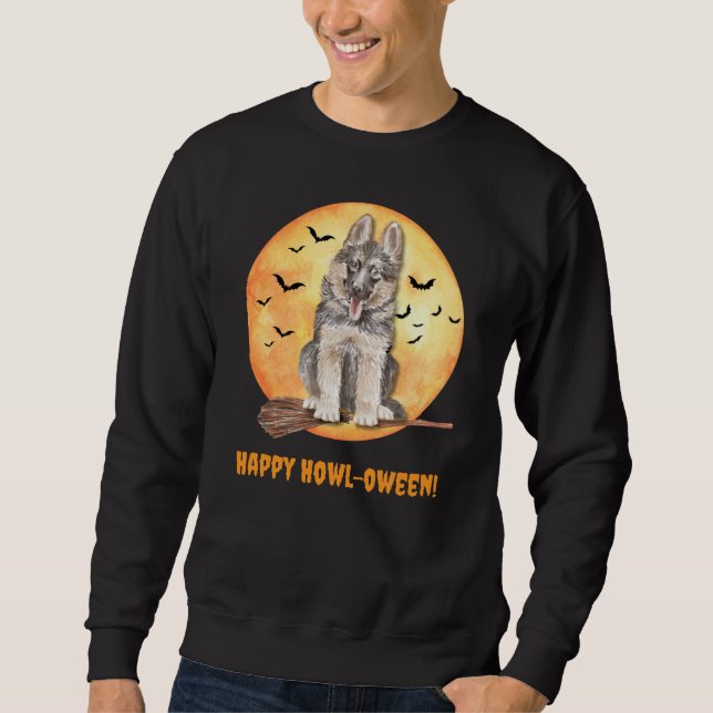 Chien d'Halloween Berger allemand Sweatshirt pour  (Devant)