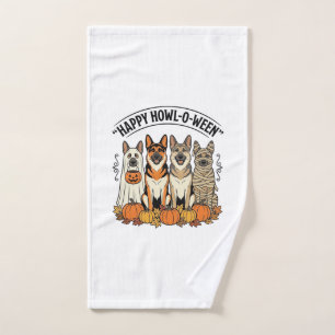 Chien d'Halloween Joyeux Howl-O-Ween Vintage Berge