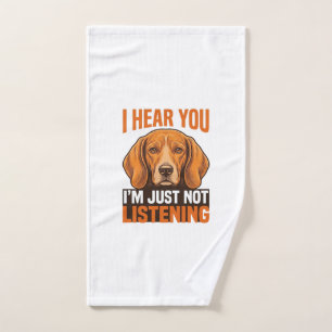 Chien Drôle Je T'entends Pas Écouter Vintage T-Shi