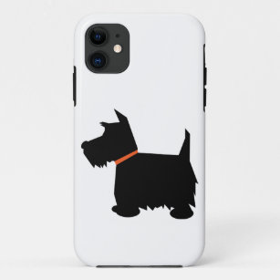 Chien écossais Terrier silhouette iphone 5 coque