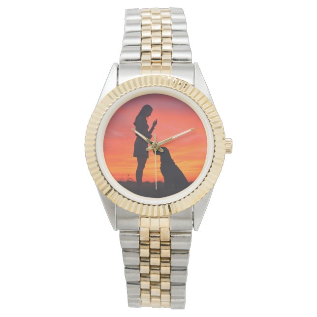 chien et fille Montre (devant)