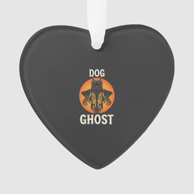 Chien Fantôme Halloween Horreur Vecteur (devant)