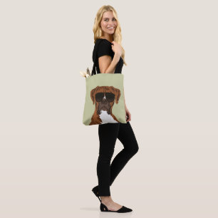 Chien frais de boxeur pour le sac fourre-tout à