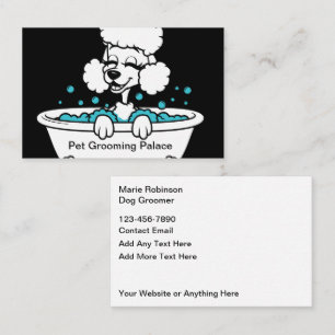 Chien Grooming Cool tendance Cartes de visite