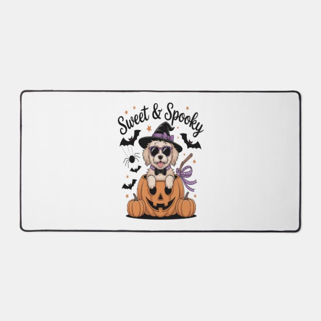 Chien Halloween doux et effrayant (Recto)