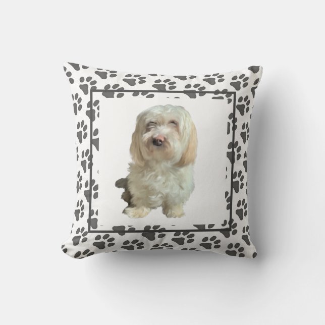 Chien Havanais coussin (Recto)