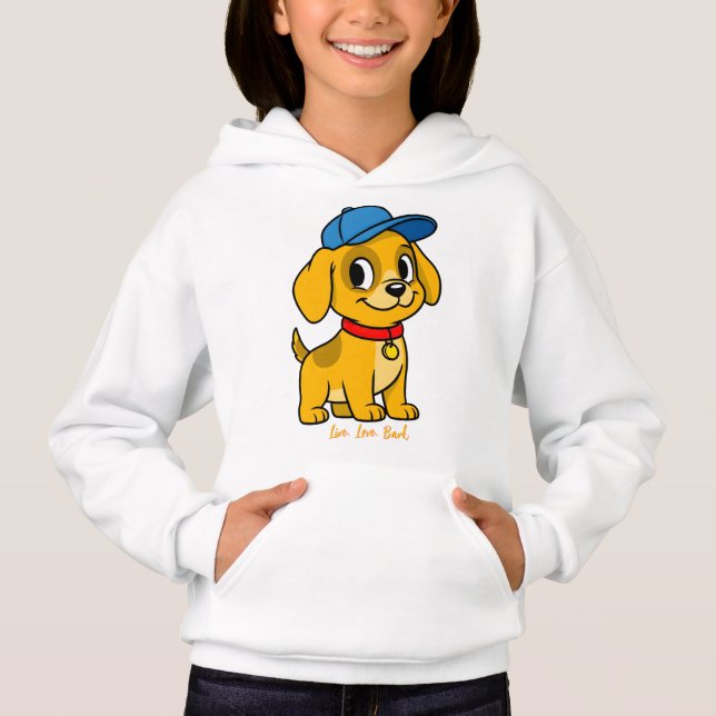 Chien heureux en casquette bleue (Devant)