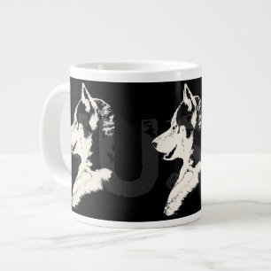 Chien Husky Café Mug Sibérie Husky Sleg Chien Coup