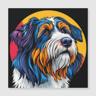Chien Illustrant une Créativité Vibrante