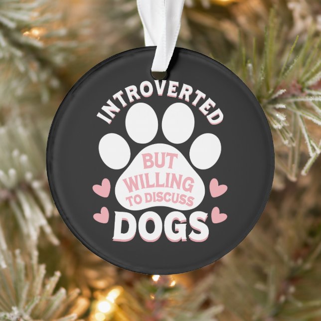 Chien Introverti Mais Prêt à Discuter des Chiens (Arbre)