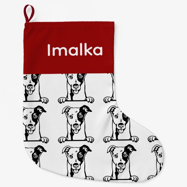 Chien italien Greyhound chaussettes chien Customis (Devant)