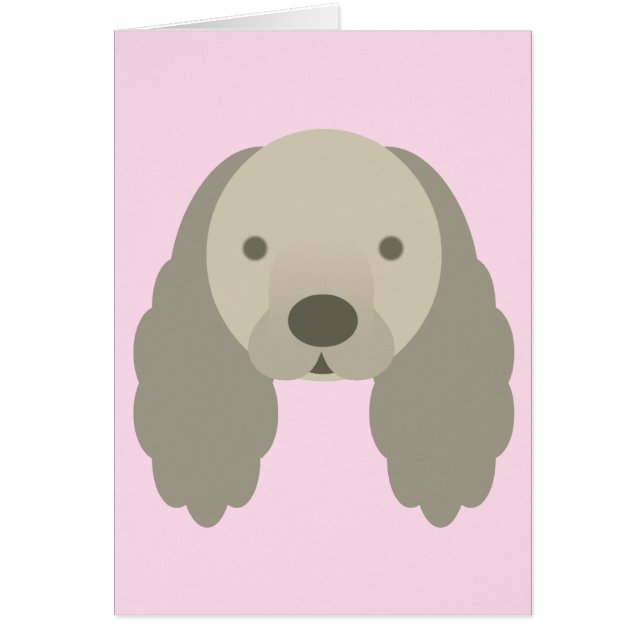CHIEN KAWAII COCKER SPANIEL TRES CHOU CHIEN (Devant)
