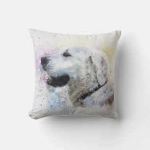 Chien Lab Animaux de famille Coussin de chambre