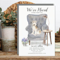 Chien Lakeland Terrier | Faire-part de déplacement