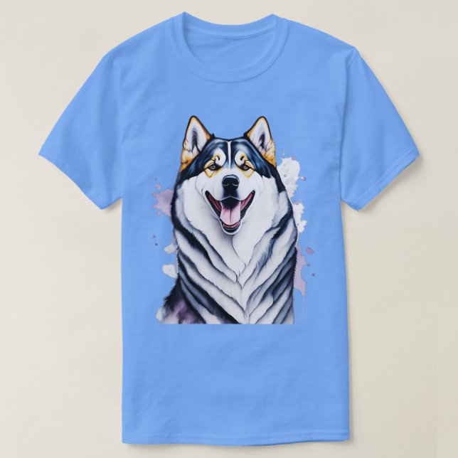 Chien malamué de l'Alaska TShirt 2 (Design devant)
