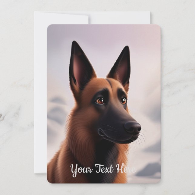 Chien malinois (Devant)