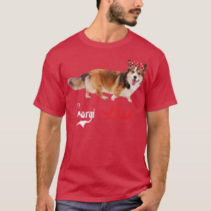 Chien Mama Chiot Maman Corgi T-Shirt