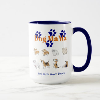 Chien Mama Vibes Mug - Parce Que Mes Enfants Ont D