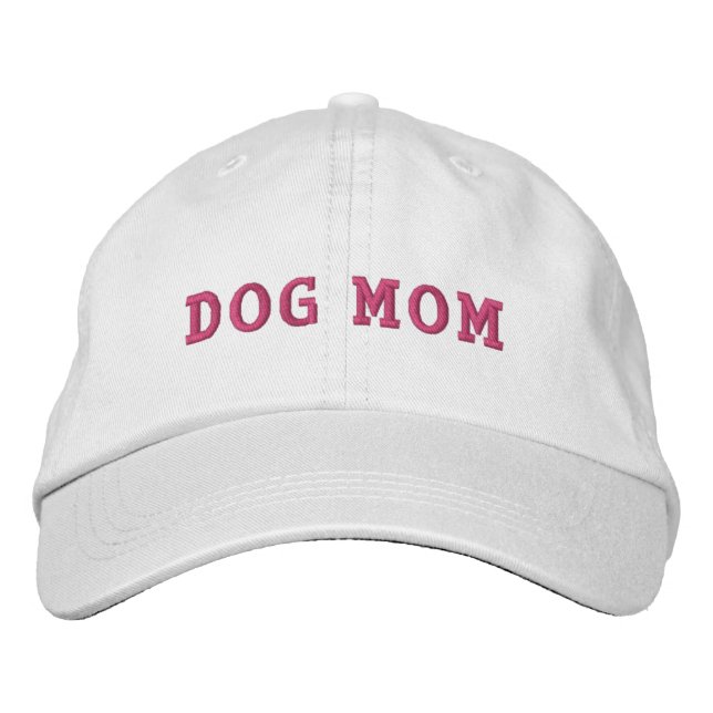 Chien Maman Brodée Casquette mignon Drôle Cadeau (Devant)