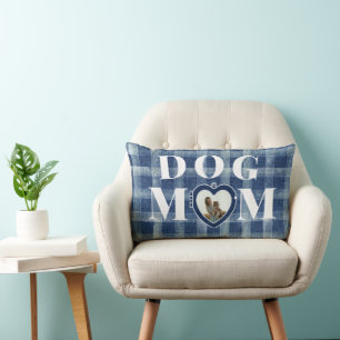 Chien Maman Coeur Locket oreiller à lancer personn