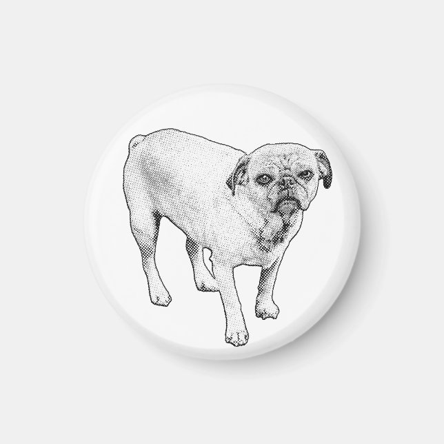 Chien manga aimant propage des bonnes vibrations p (Devant)