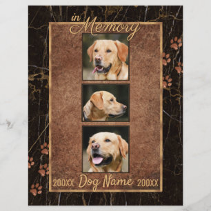 Chien Mémoire Rainbow Pont Poème Marbre Rustique