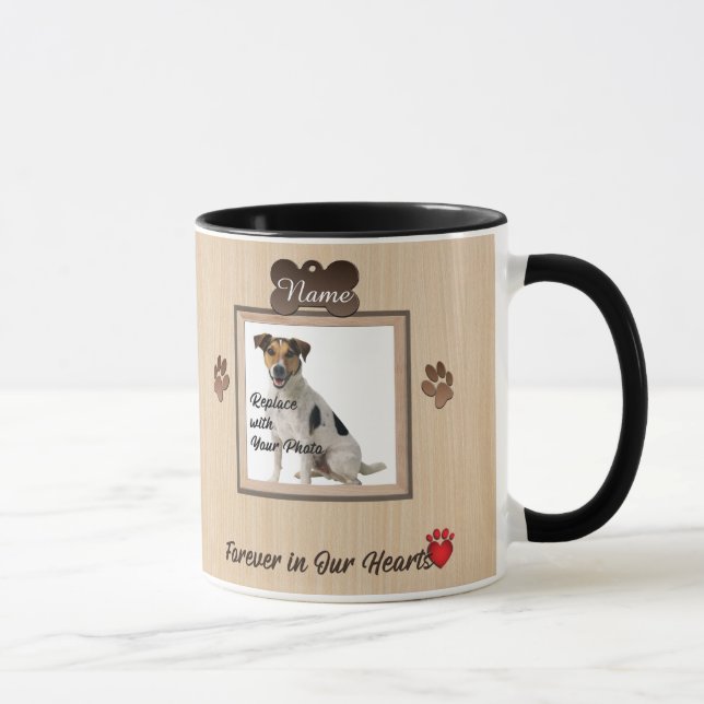 Chien Memorial Keepsaké Mug (Droite)