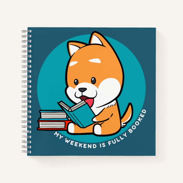 Chien Mignon Lisant un Livre Citation Drôle (Devant)