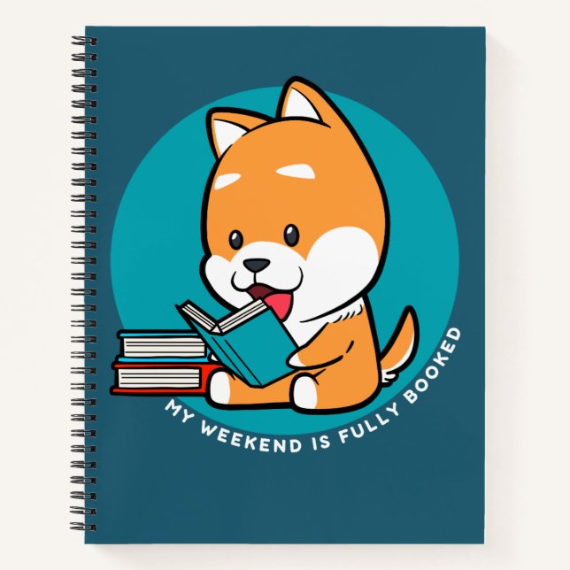 Chien Mignon Lisant un Livre Citation Drôle (Devant)