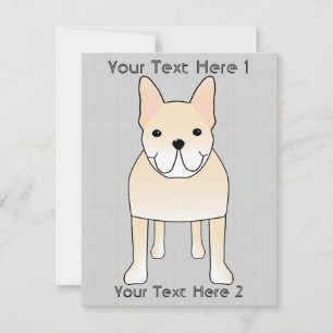 Chien mignon. Pale Cream French Bulldog.