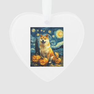 Chien Mignon Shiba Inu Halloween Jack O Lantern Ci