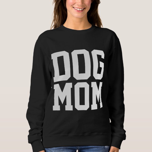 CHIEN MOM T-SHIRTS EN NOIR (Devant)