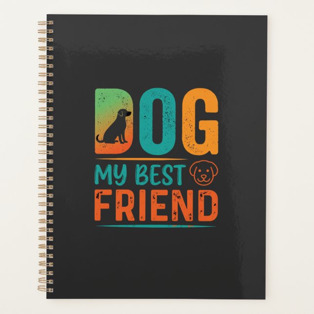 Chien Mon Meilleur Ami Design Rétro (Devant)