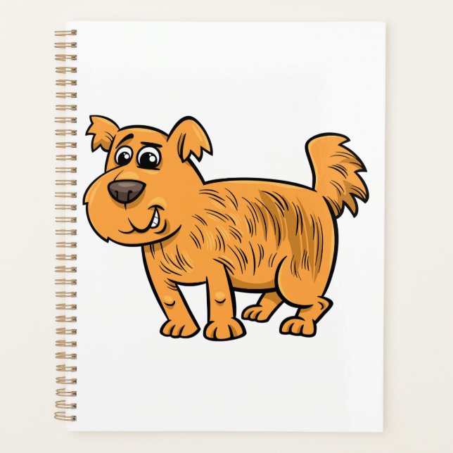 Chien orange débraillé (Devant)