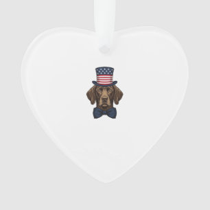 Chien Patriotique Gravure Vintage Design de T-Shir
