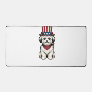 Chien Patriotique Gravure Vintage Design Vectoriel