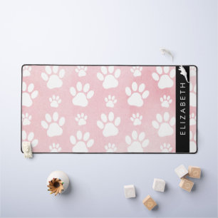 Chien Paws, White Paws, Aquarelles roses, Votre No