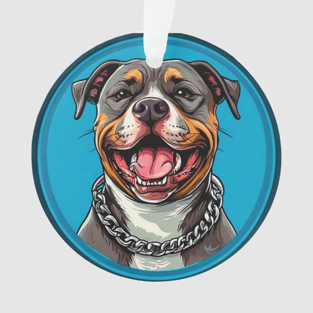 Chien Pitbull mignon (devant)