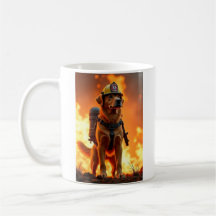 Chien pompier Mug