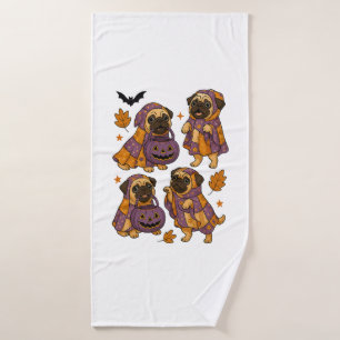 Chien Pug Fantôme Halloween Effrayant