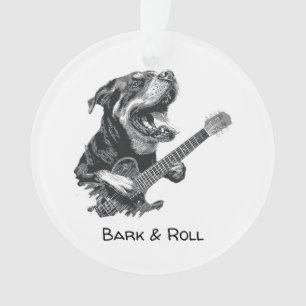 Chien Rockstar à la guitare – Animal de musique vi