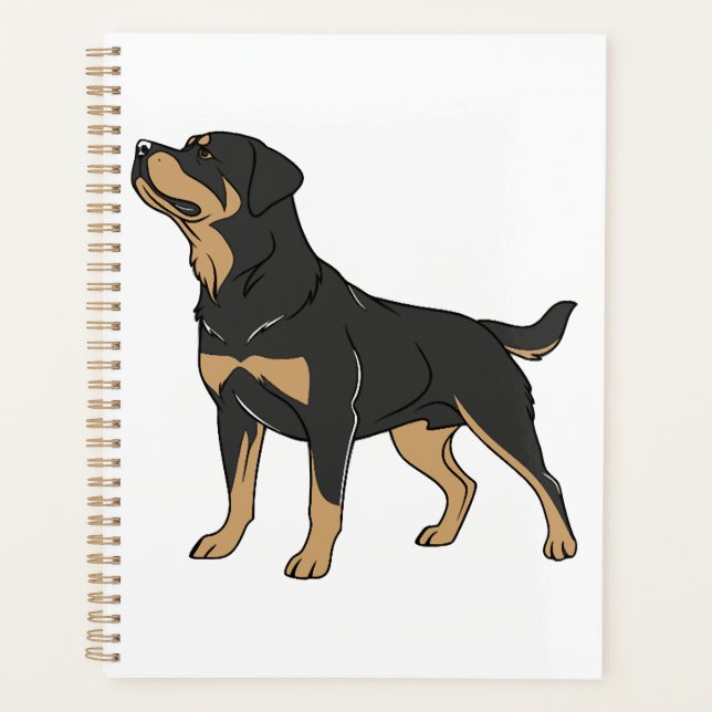 Chien Rottweiler, Chien Rottweiler Debout (Devant)
