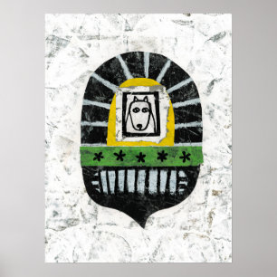 Chien sous le pont Poster Wall Art