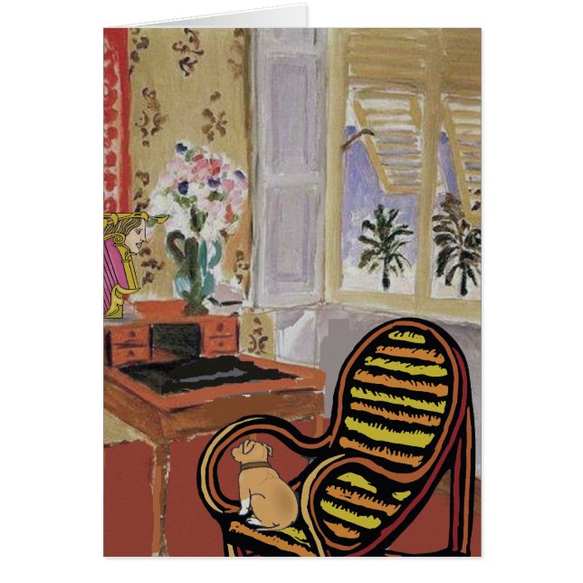 Chien sur chaise (Devant)